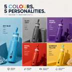 Pulse Stainless Steel Water Bottle, Carry Loop & Wide Mouth | Four Brothers