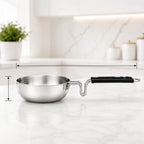 Triply Stainless Steel Tadka Pan, Induction & Gas | Four Brothers