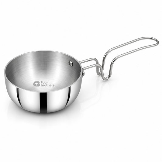 Vagaria Aluminium Tadka Pan -Light, Efficient & Indian Kitchen Ready