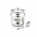 Apple Stainless Steel Ghee Pot with Spoon | Four Brothers