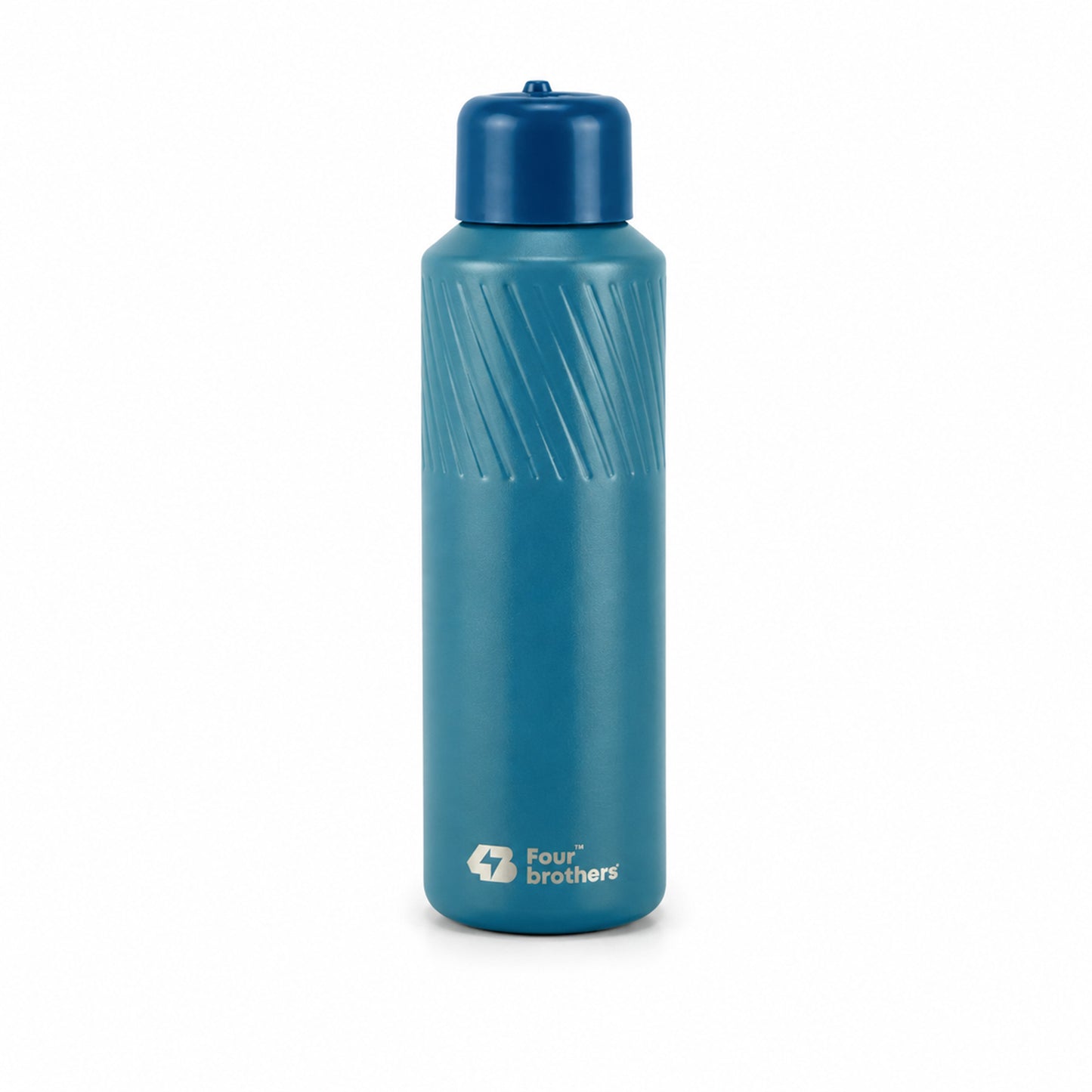 Four Brothers Insulated Water Bottle ( Aqua ) – 18Hr Hot & 24Hr Cold Stainless Steel Flask (Leakproof)