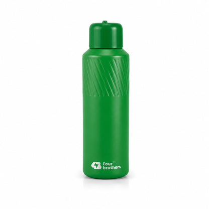 Four Brothers Insulated Water Bottle ( Aqua ) – 18Hr Hot & 24Hr Cold Stainless Steel Flask (Leakproof)
