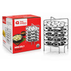 Mini Idly Stand Stainless Steel Steamer Plate, 5 Idlis Per Plate | Four Brothers