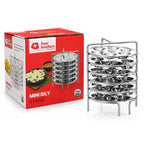 Mini Idly Stand Stainless Steel Steamer Plate, 5 Idlis Per Plate | Four Brothers