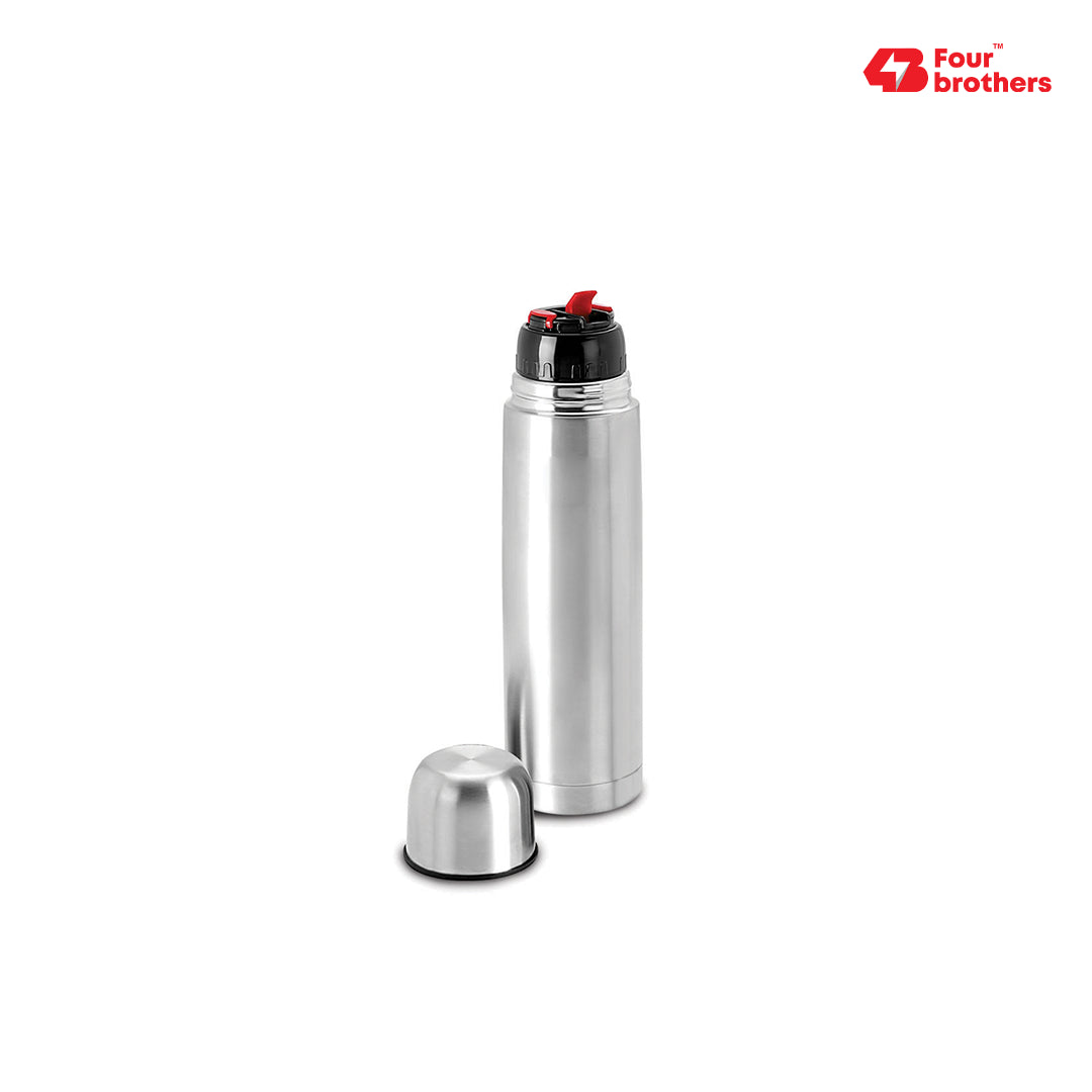 Hot and Cold Thermosteel Double Wall Inside 304 S.S Bullet Flask