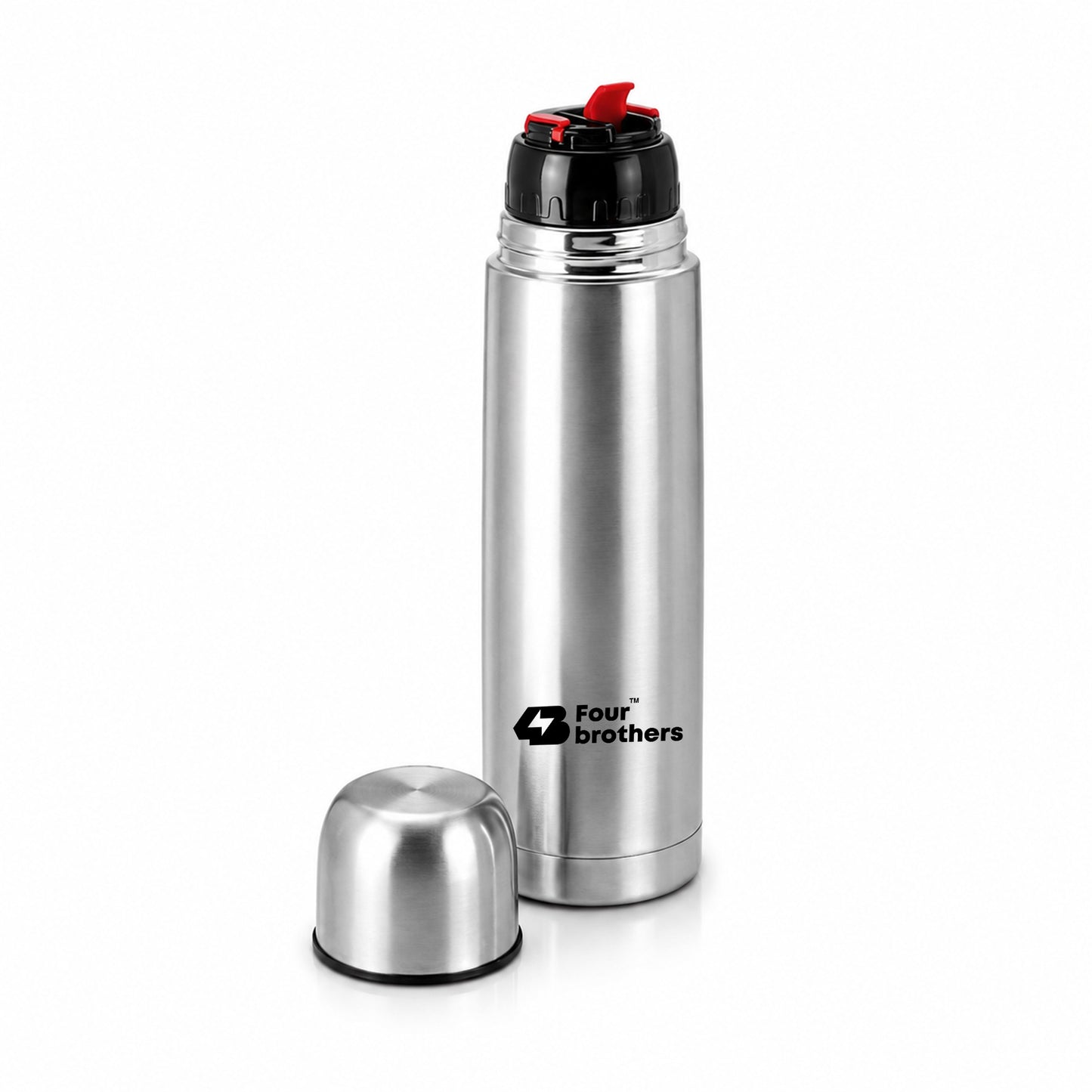 Hot and Cold Thermosteel Double Wall Inside 304 S.S Bullet Flask