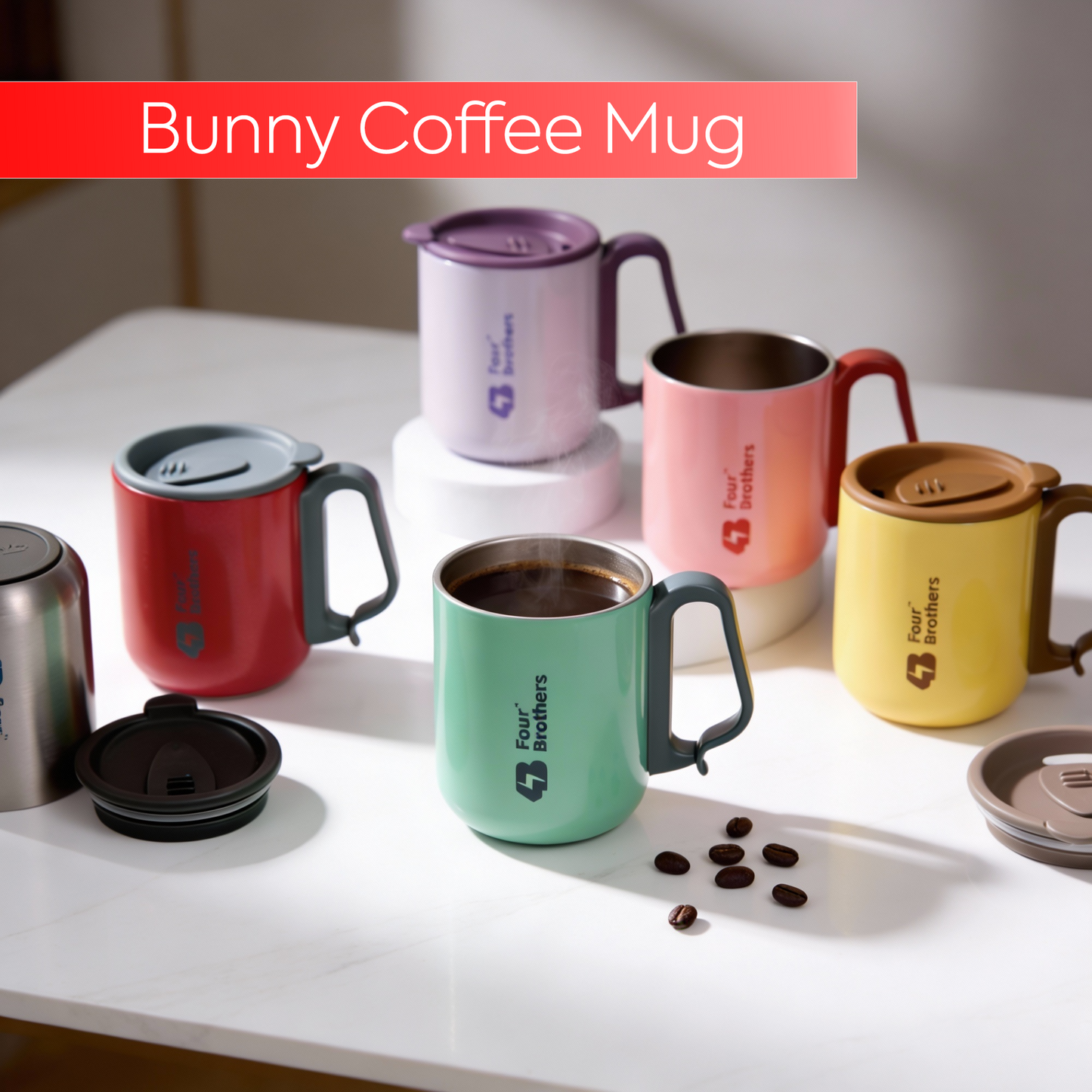 Set of 3pc Coffee Mug + Cola SS Flask FREE (Limited Time Offer)