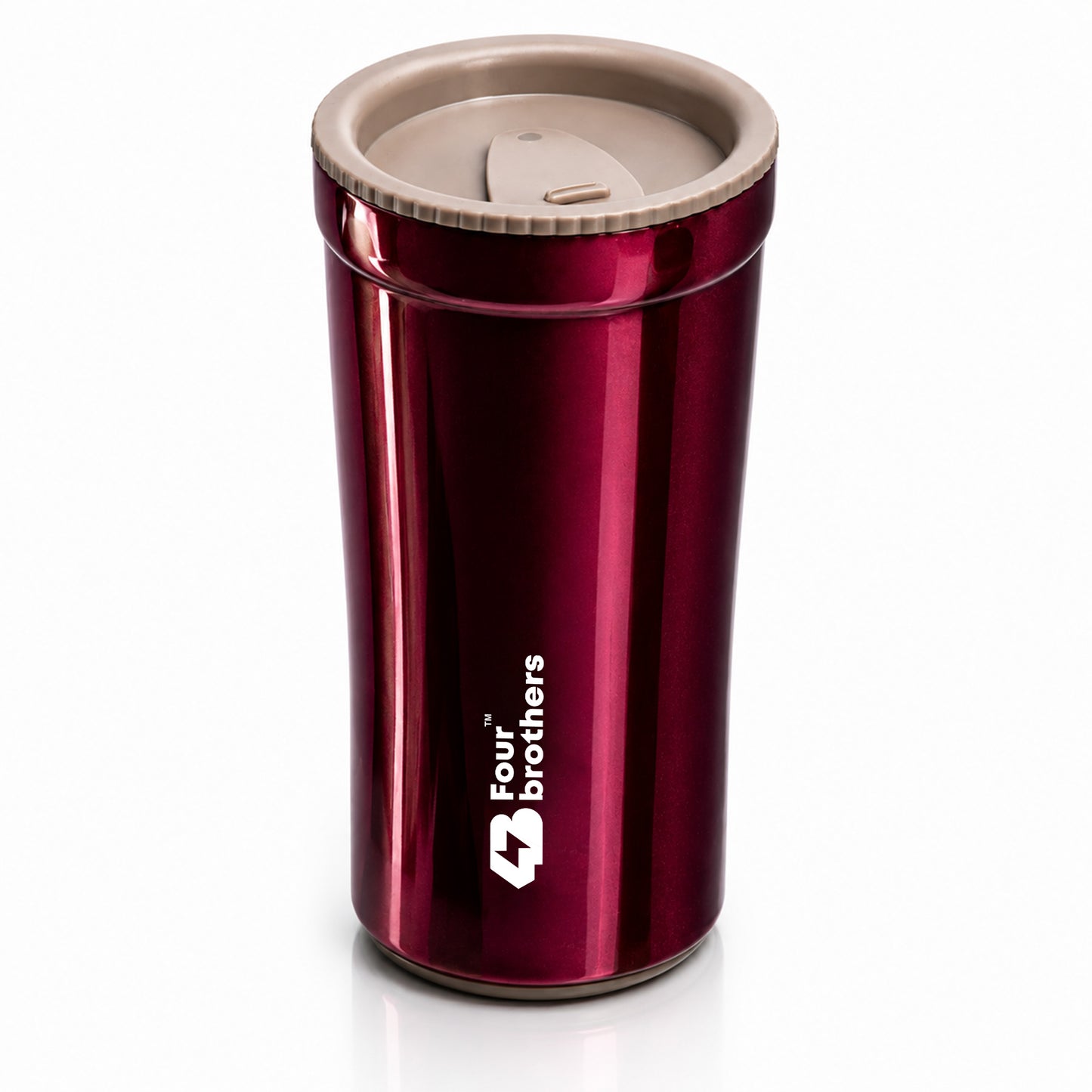 Catch Coffee Mug with Lid – Double Wall | 304 Stainless Steel (280ml)
