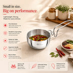 Aluminium Tadka Pan, Lightweight & Efficient | Four Brothers