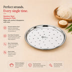 Stainless Steel Idiyappam Steamer Plate Set –  (6.5 Inch)