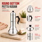 Puttu Kodam – Traditional Stainless Steel Puttu Maker