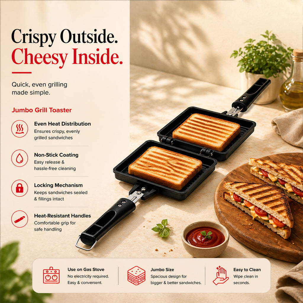 Jumbo Grill Sandwich Maker & Toaster