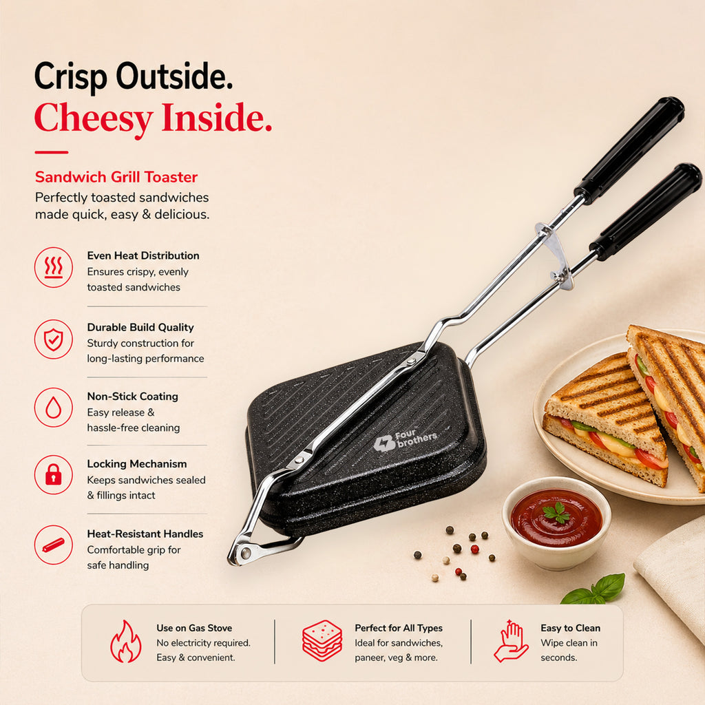 Sandwich Grill Toaster/Maker Non Stick
