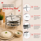 Idiyappam Stand – Stainless Steel Steamer Plate