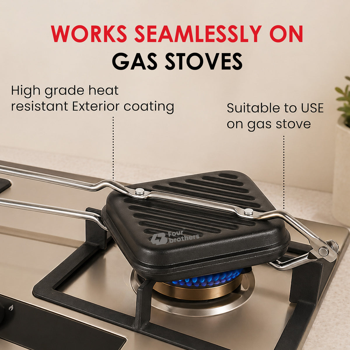 Sandwich Grill Toaster/Maker Non Stick