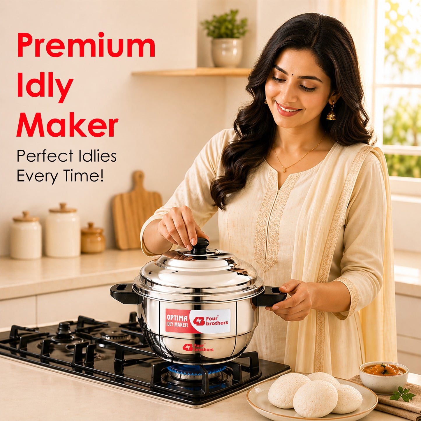 Optima Idly Maker - Stainless Steel