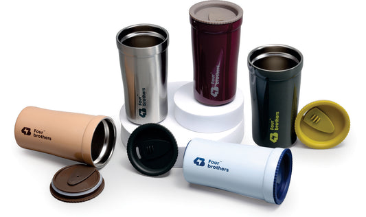 Catch Coffee Mug with Lid – Double Wall | 304 Stainless Steel (280ml)