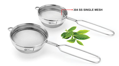 Coffee & Tea Stainless Steel Strainer — Brew Perfectly, Filter Cleanly