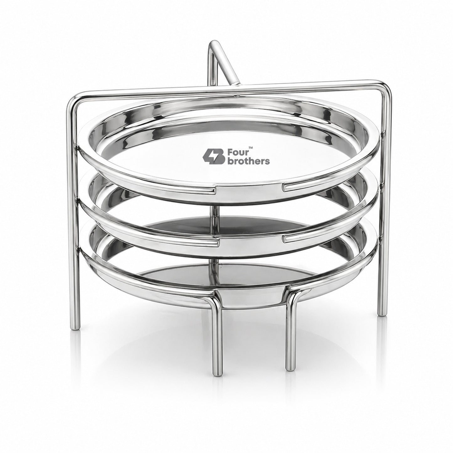 Dhokla Stand / Thattu Idly Stand – Stainless Steel Steamer Plate