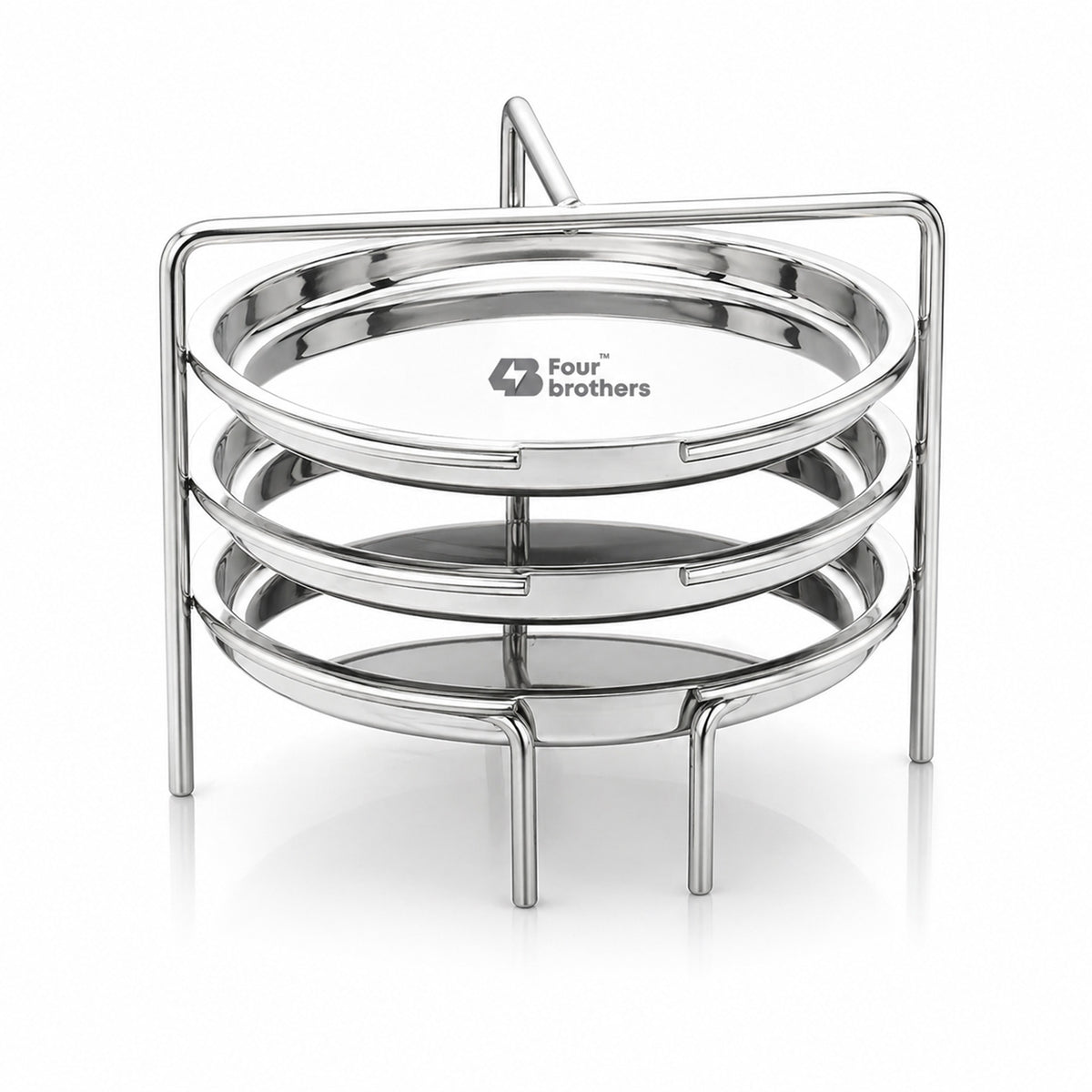 Dhokla Stand / Thattu Idly Stand – Stainless Steel Steamer Plate