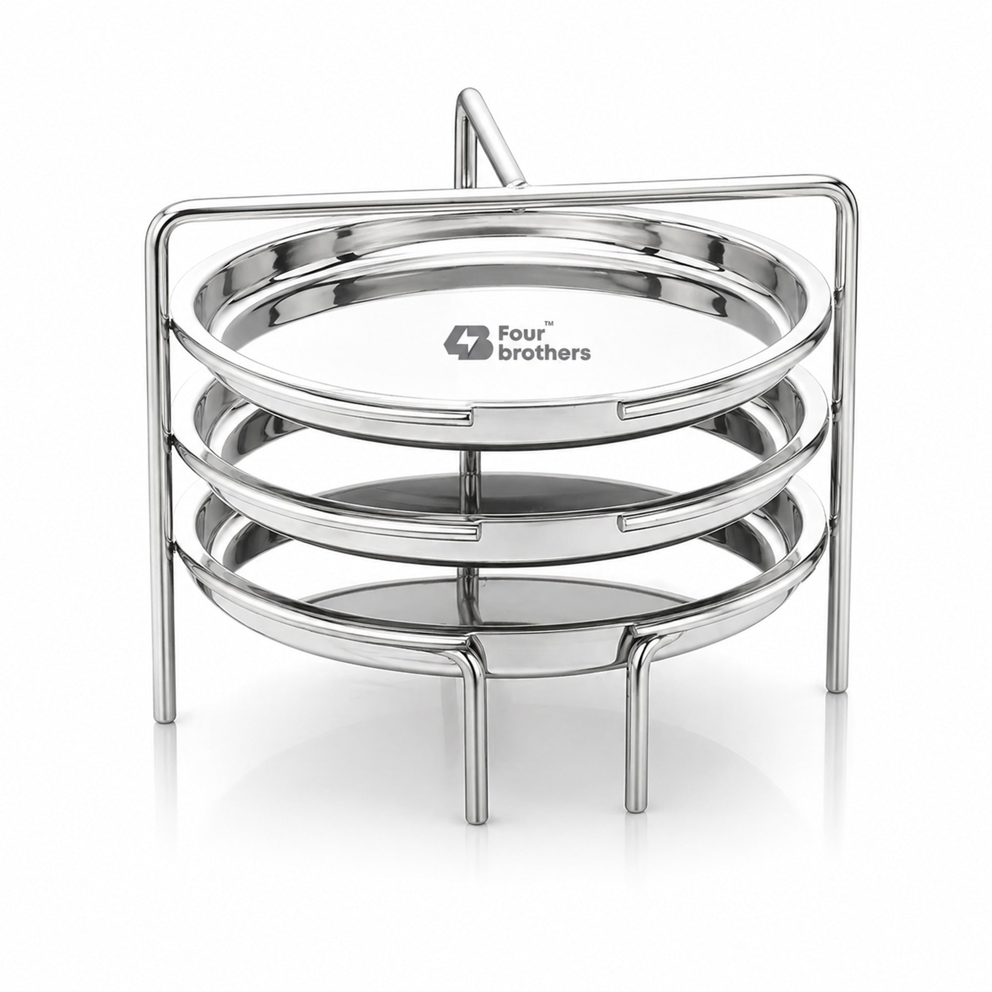Dhokla Stand / Thattu Idly Stand – Stainless Steel Steamer Plate