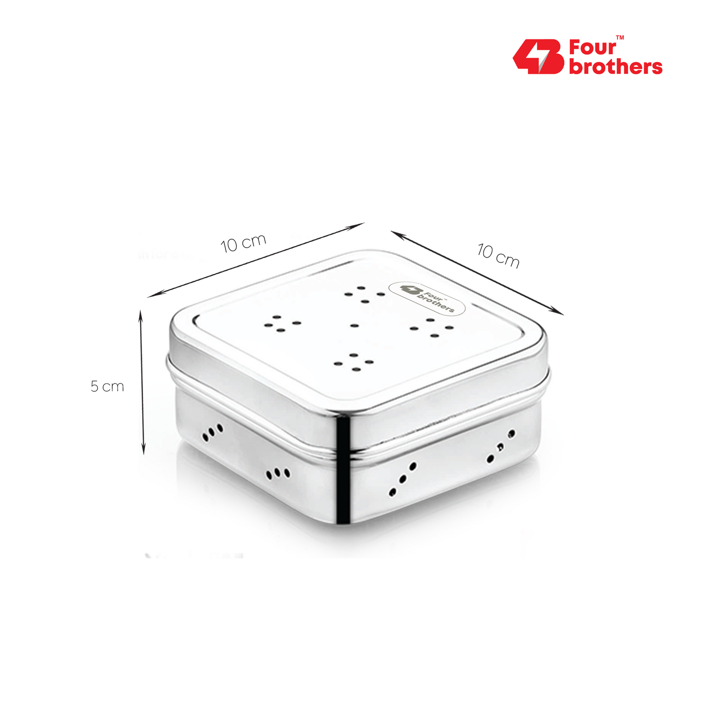 SS Mint & Coriander Storage Box | Fridge Fresh Herb Keeper | 100% Food Grade Steel