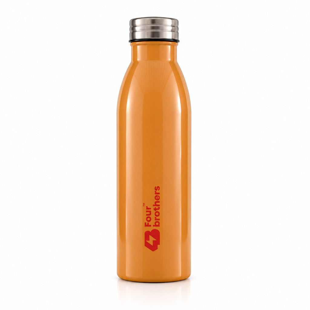 Four Brothers Stainless Steel Water Bottle ( Elite )– Single Wall, Leakproof, Lightweight
