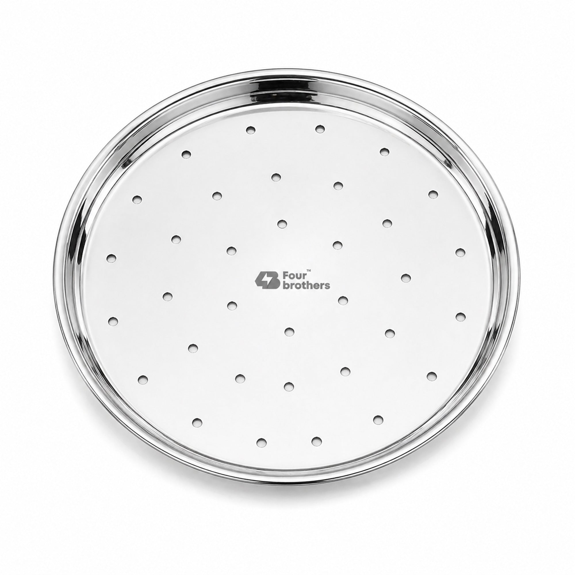 Stainless Steel Idiyappam Steamer Plate Set –  (6.5 Inch)