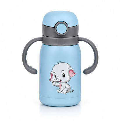 Four Brothers Kids Insulated Sipper Bottle - 300ml  – 18Hr Hot & 24Hr Cold, Leakproof with  Straw