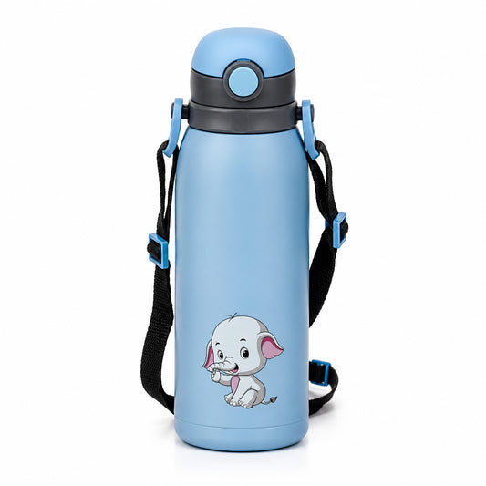 Four Brothers Kids Insulated Sipper Bottle - 750ml - 18Hr Hot & 24Hr Cold, Leakproof with Straw