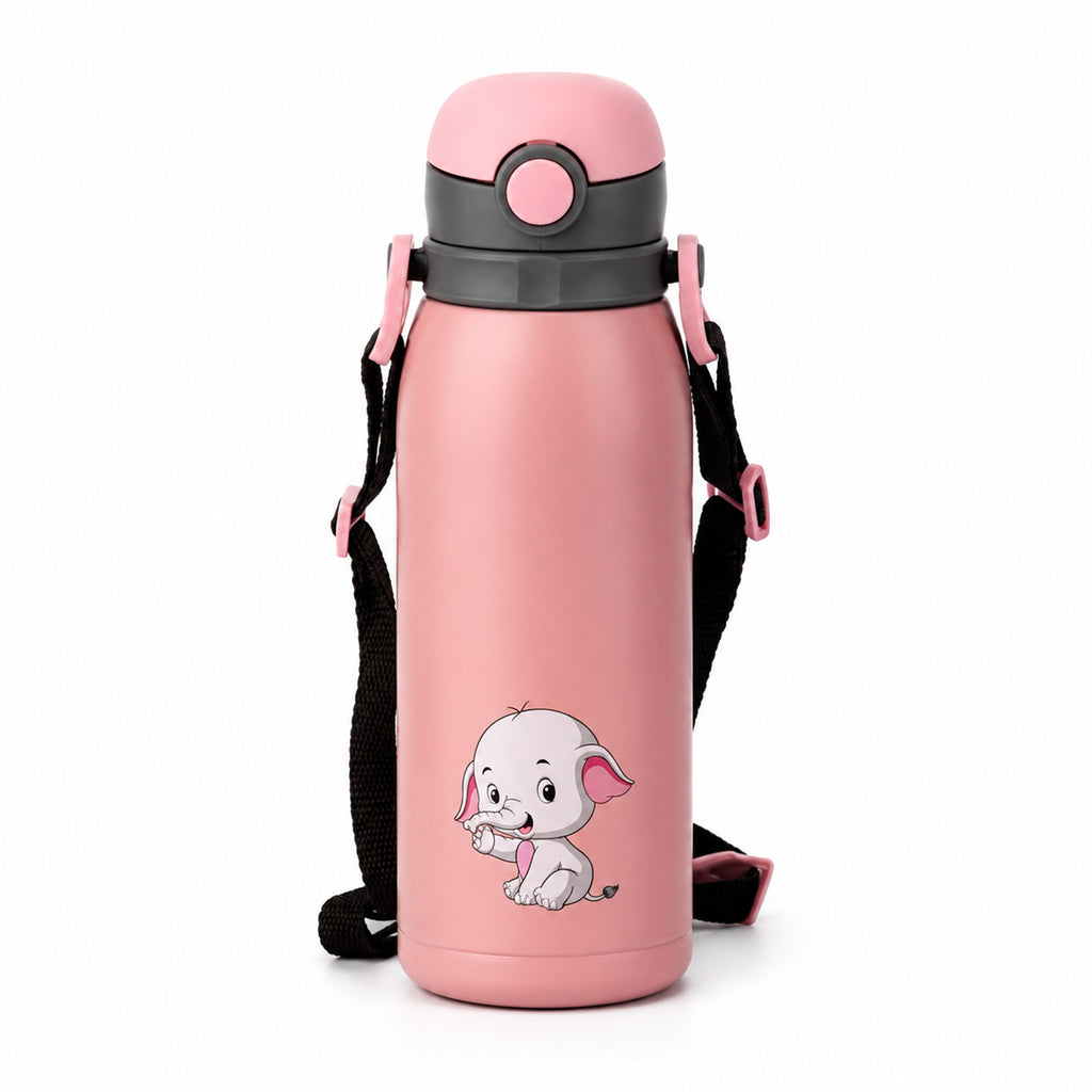 Four Brothers Kids Insulated Sipper Bottle - 750ml - 18Hr Hot & 24Hr Cold, Leakproof with Straw
