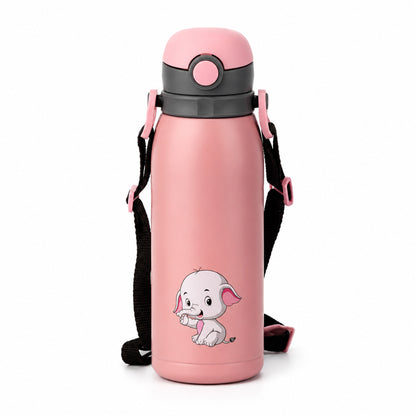 Four Brothers Kids Insulated Sipper Bottle - 750ml - 18Hr Hot & 24Hr Cold, Leakproof with Straw