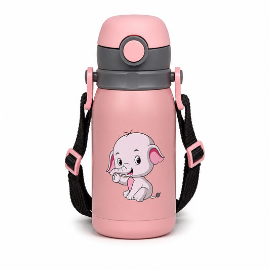 Four Brothers Kids Insulated Sipper Bottle- 300ml - 18Hr Hot & 24Hr Cold, Leakproof with Straw