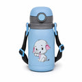 Joy Kids Insulated Sipper Bottle, Elephant Print & Straw | Four Brothers