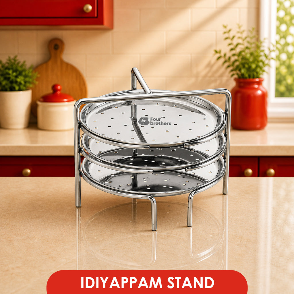 Idiyappam Stand – Stainless Steel Steamer Plate