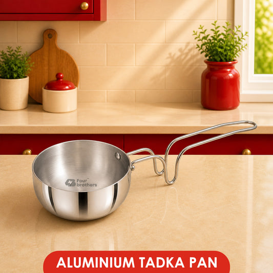 Vagaria Aluminium Tadka Pan -Light, Efficient & Indian Kitchen Ready