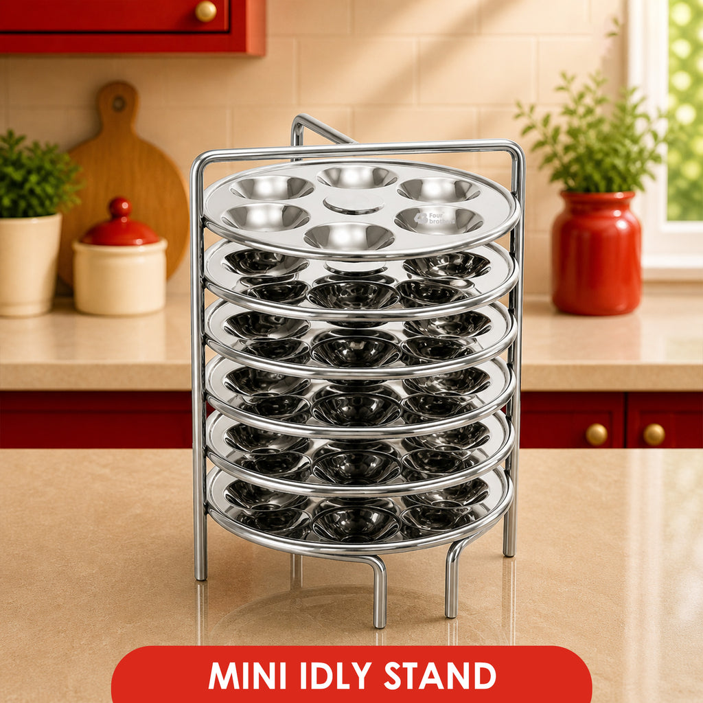 Mini Idly Stand – Stainless Steel Steamer Plate