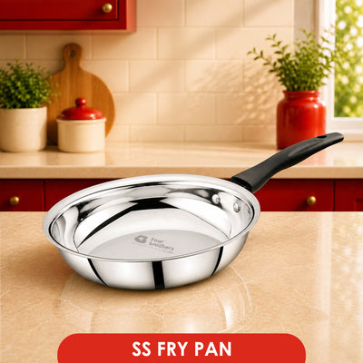 Four Brothers Premium Stainless Steel Frypan