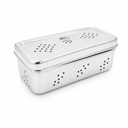S.S Rectangle Air-Ventilation Fridge Storage Box – Large Sizes