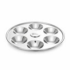 Stainless Steel Mini Idly Plate Set 6 Idly Capacity | Four Brothers