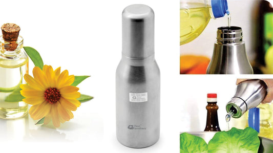 Oil Pourer Stainless Steel -Spill-Free, Hygienic & Durable Dispenser