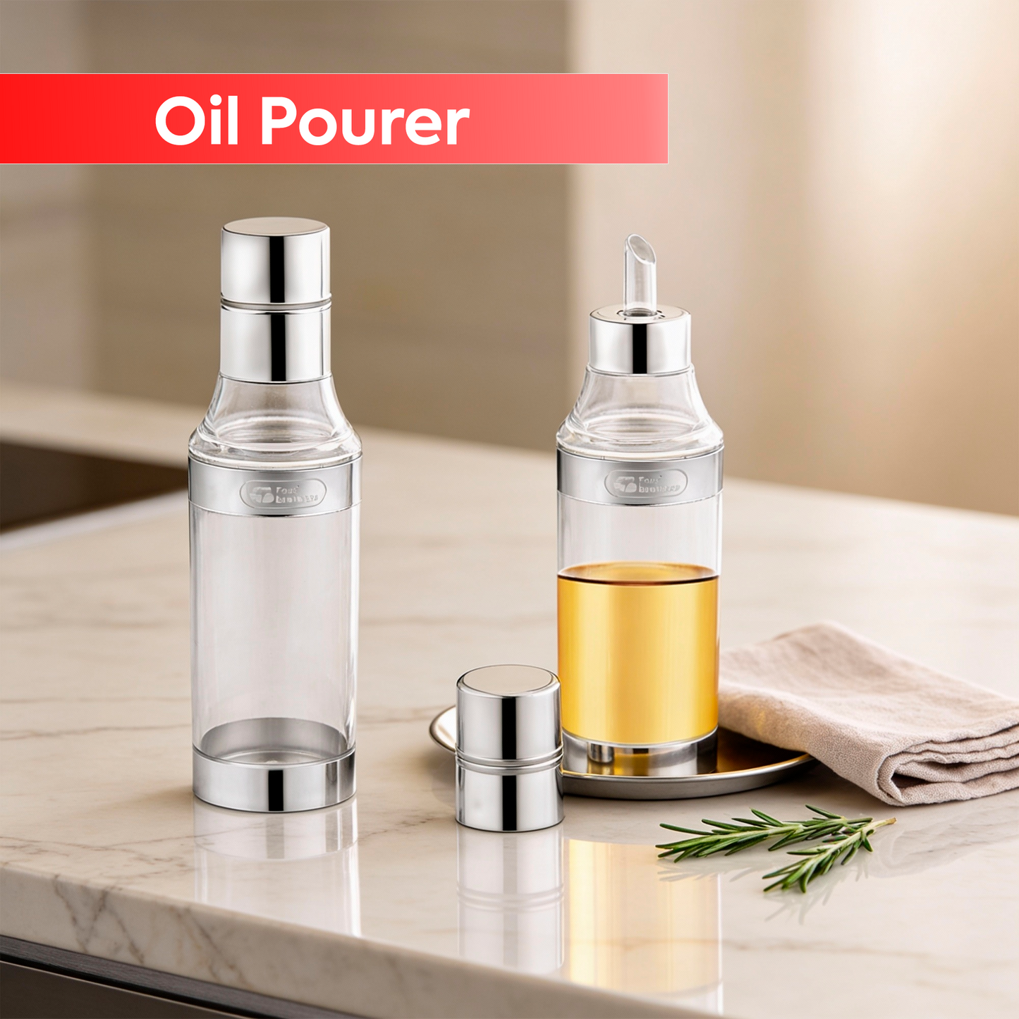 Oil Dispenser Bottle – Elegant, Spill-Free for Smart Cooking