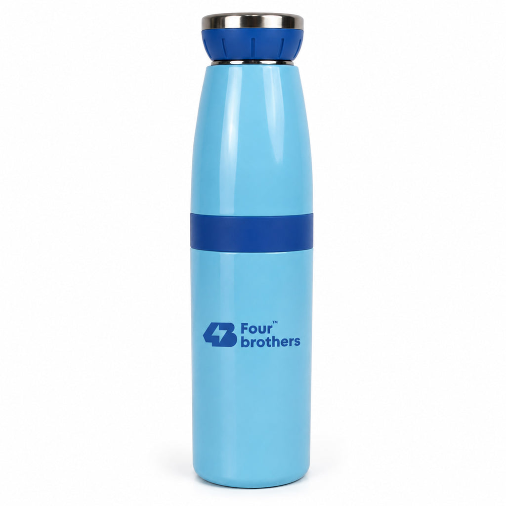 Four Brothers Stainless Steel Water Bottle ( Polo ) – Single Wall, Leakproof, Lightweight