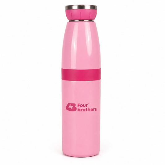 Four Brothers Stainless Steel Water Bottle ( Polo ) – Single Wall, Leakproof, Lightweight