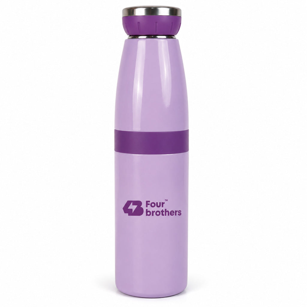 Four Brothers Stainless Steel Water Bottle ( Polo ) – Single Wall, Leakproof, Lightweight
