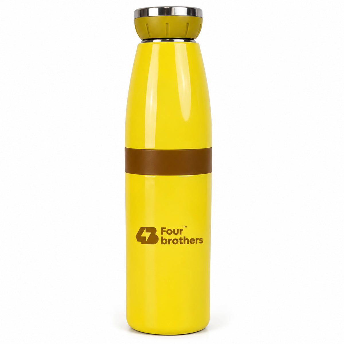 Four Brothers Stainless Steel Water Bottle ( Polo ) – Single Wall, Leakproof, Lightweight