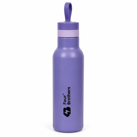 Four Brothers Stainless Steel Water Bottle ( Pulse ) – Single Wall, Leakproof, Lightweight