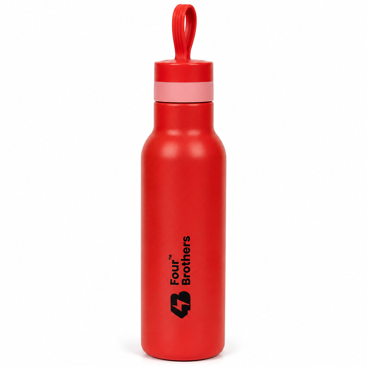 Pulse Stainless Steel Water Bottle, Carry Loop & Wide Mouth | Four Brothers