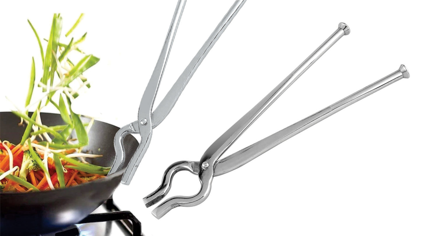 Stainless Steel Pakad for Kitchen (Tong) — Strong. Hygienic. Versatile.