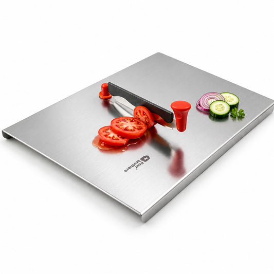 Royal Cutting/Chopping Board with Dual Blade – Premium Stainless Steel